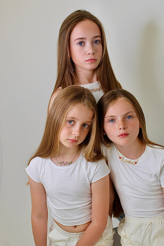 BIRTHSTONE NAME NECKLACE