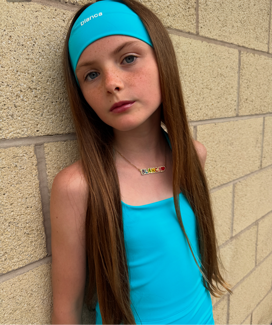 CHILDRENS RAINBOW NAME NECKLACE