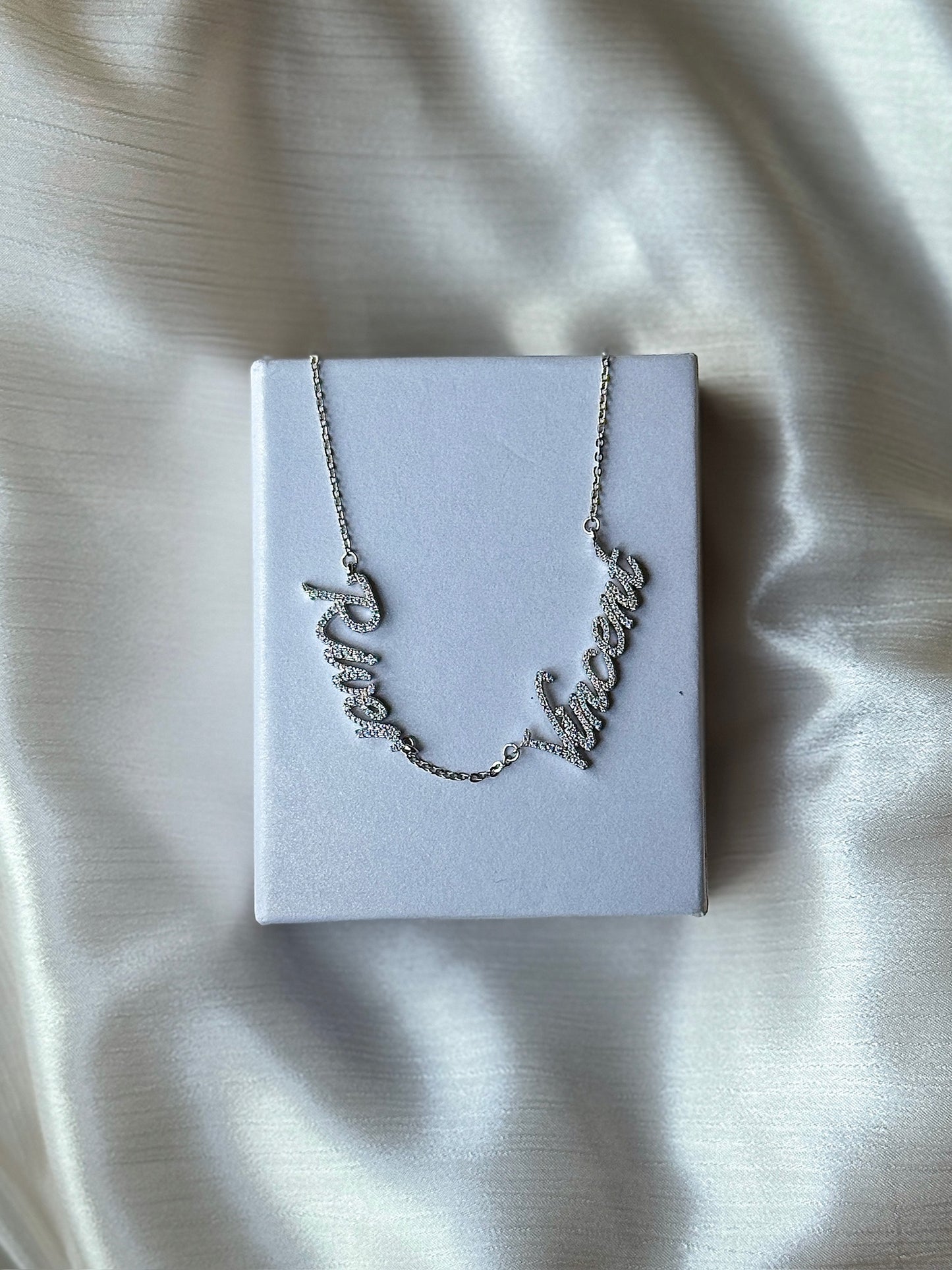 LAB GROWN DIAMOND NAME NECKLACE