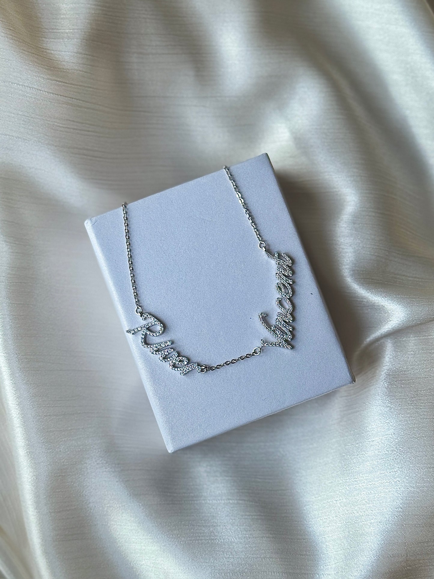 LAB GROWN DIAMOND NAME NECKLACE
