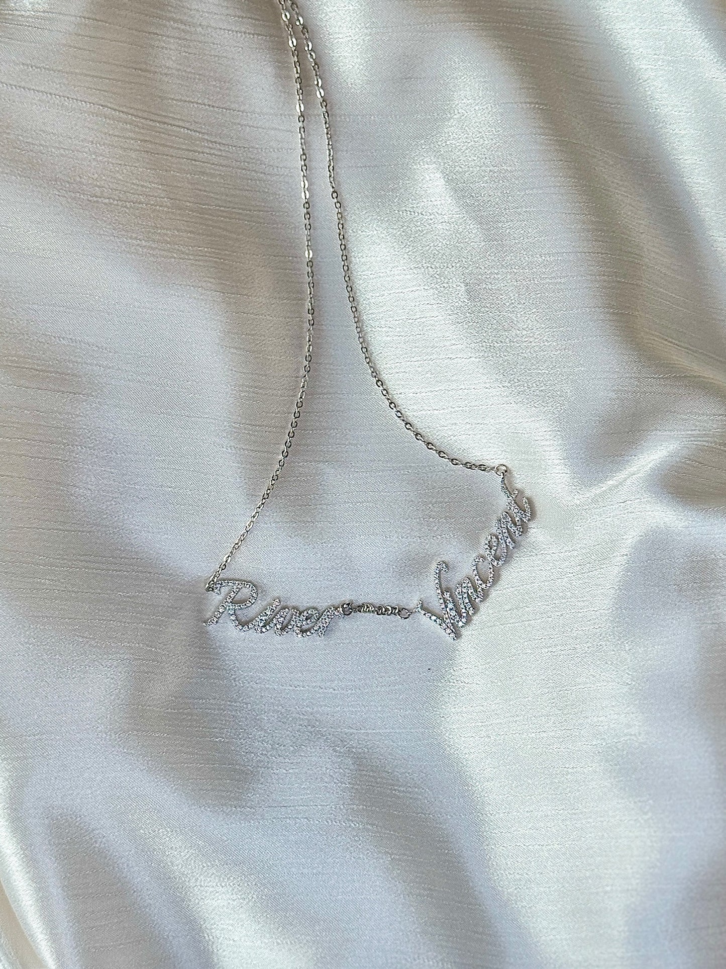 LAB GROWN DIAMOND NAME NECKLACE