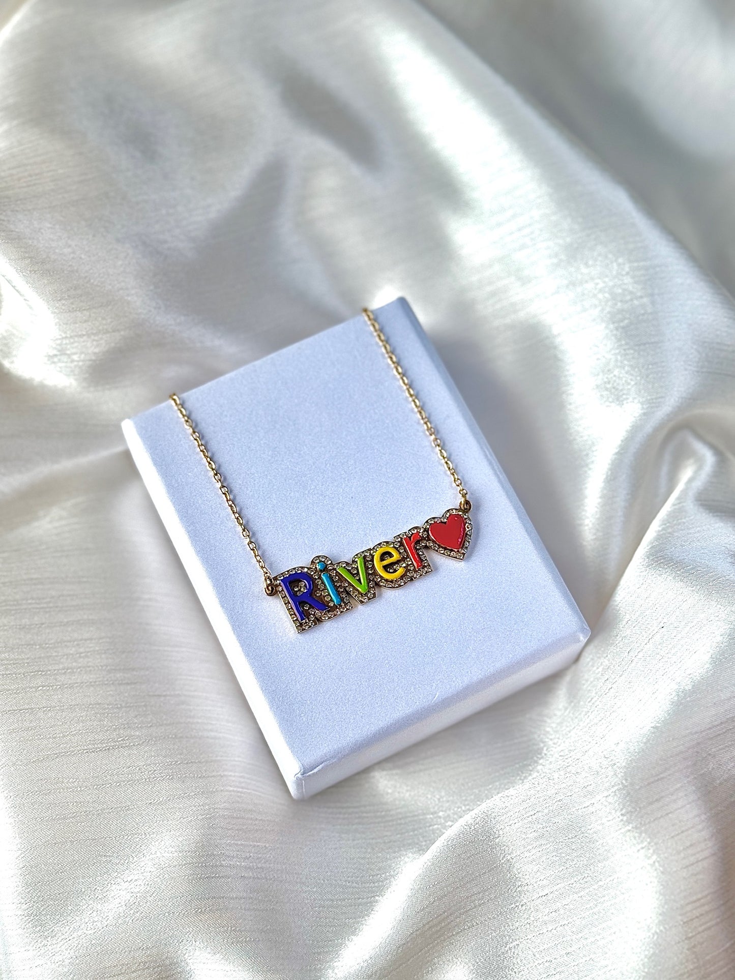 RAINBOW NAME NECKLACE