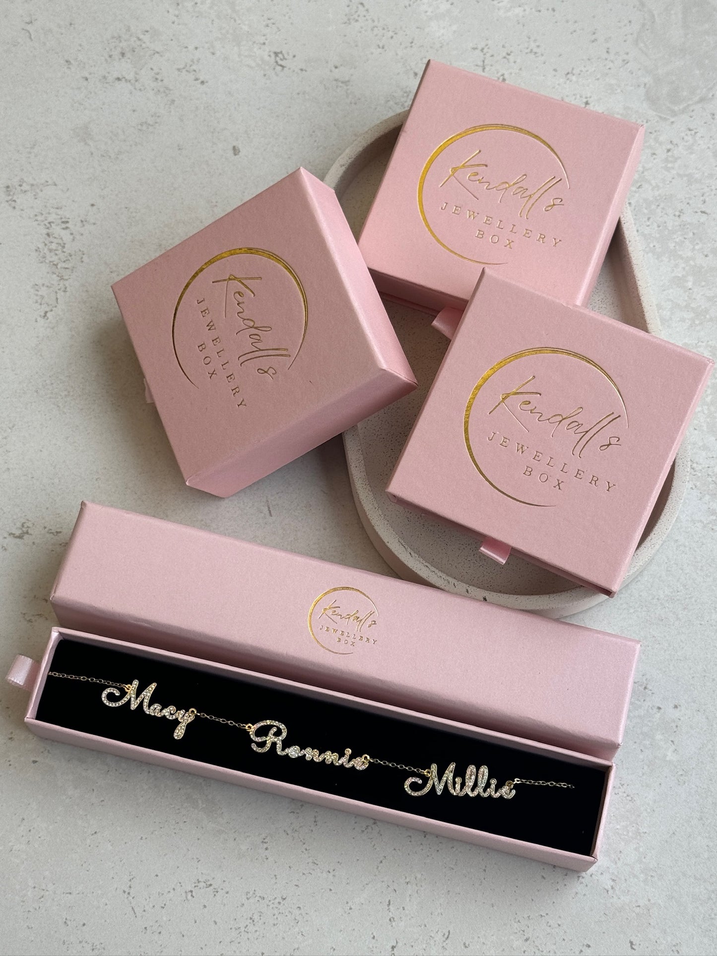 MULTIPLE NAME DIAMOND NECKLACE