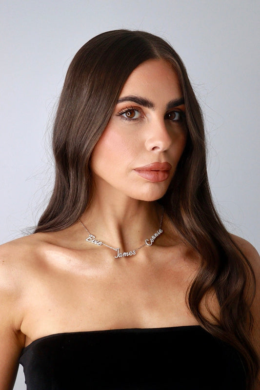 Lab Grown Diamond Personalised Name Necklace