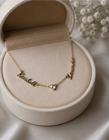 Multiple Name Personalised Necklace - Sterling | New Design