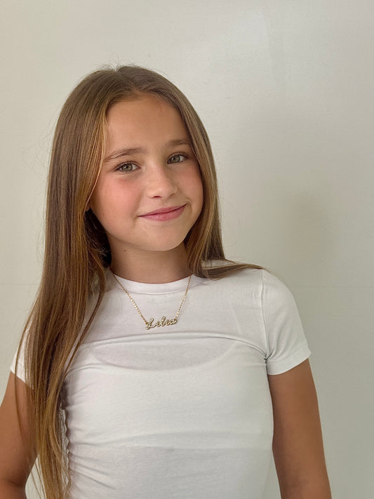 CHILDREN'S FULL NAME NECKLACE