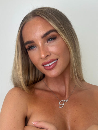 INITIAL DIAMOND NECKLACE
