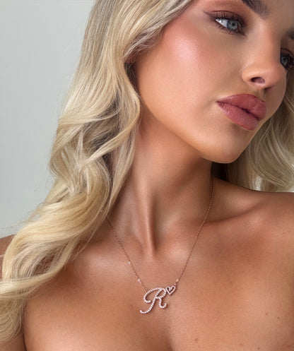 INITIAL DIAMOND NECKLACE