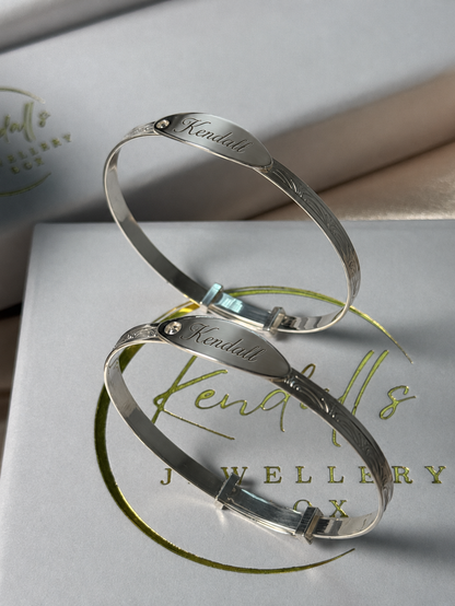 Engraved Children’s + Baby Bangle