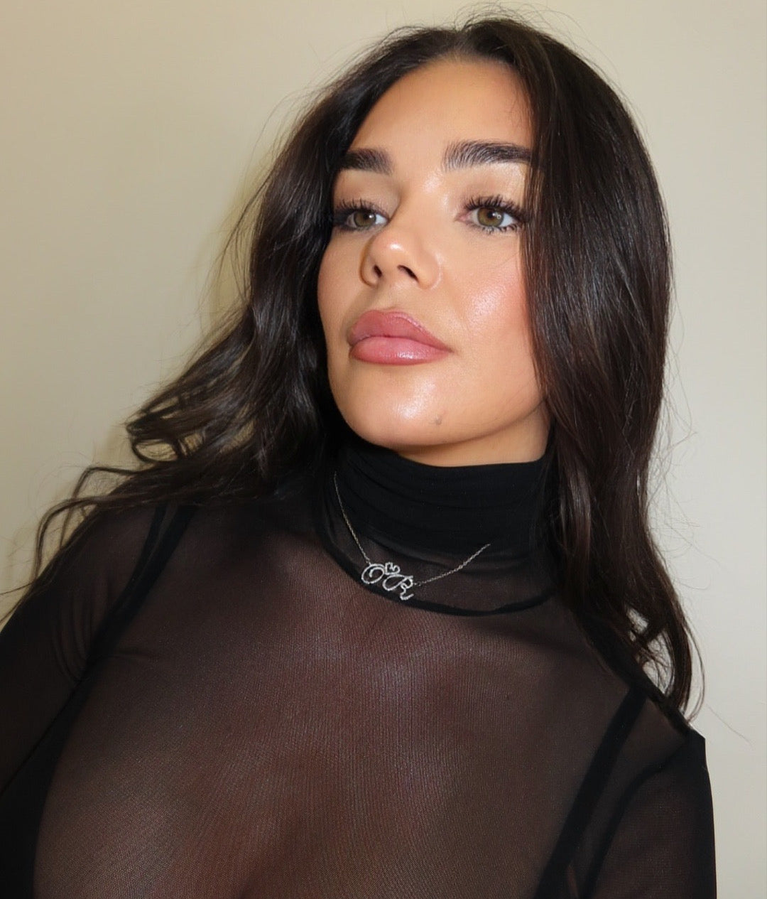 Double Initial Heart Necklace