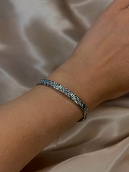 Crystal Screw Bangle