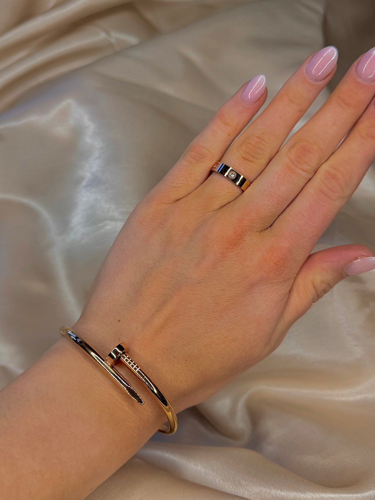 Claw Bangle + Ring Set