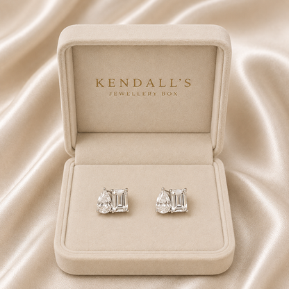 Duo Cut LAB DIAMOND Earrings