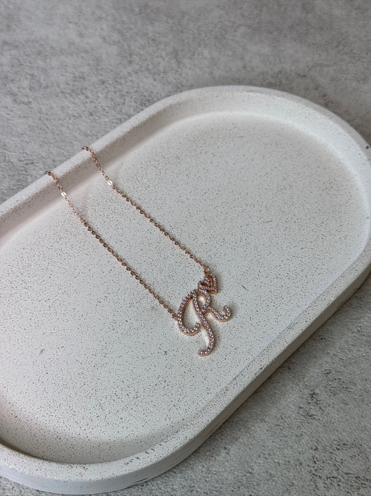 INITIAL DIAMOND NECKLACE