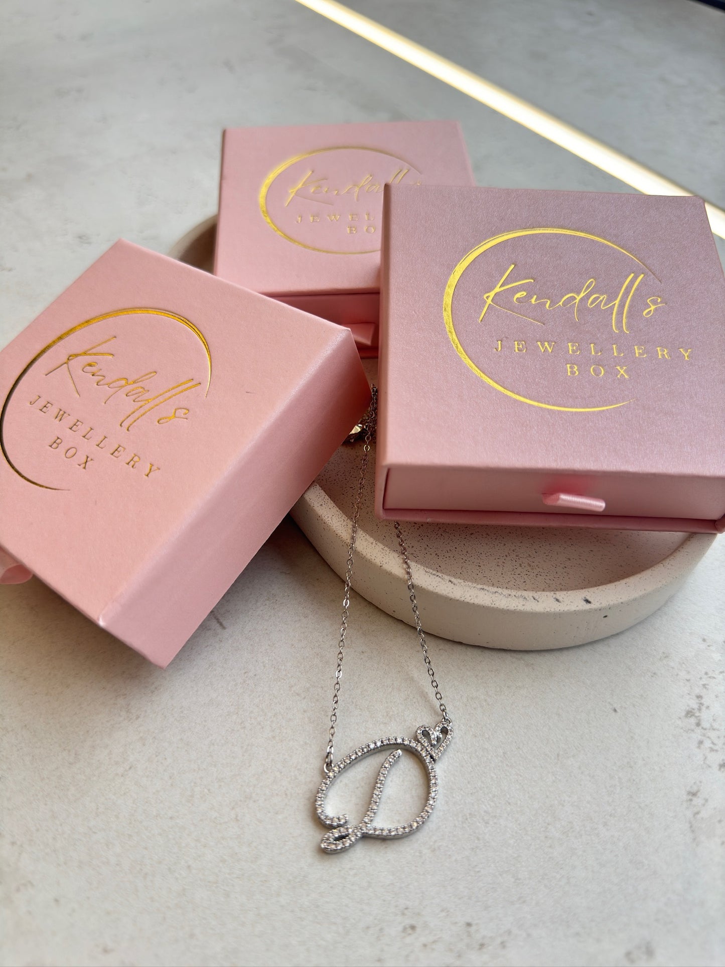 INITIAL DIAMOND NECKLACE