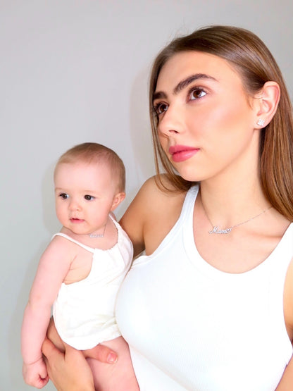 Baby’s Personalised Necklace (Mini Me) Ages 8M - 4YRS