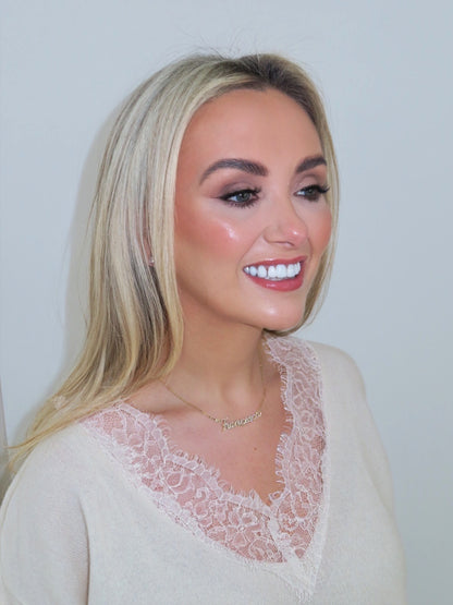 FULL HEART INITIAL NECKLACE (see description for Mother's Day cut off date)