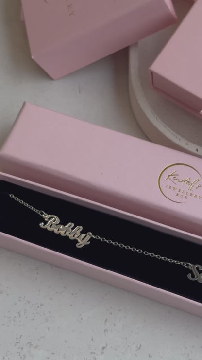 STERLING MULTIPLE NAME NECKLACE