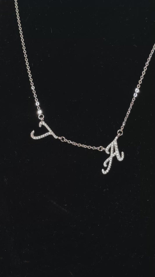 LAB GROWN MULTIPLE INITIALS NECKLACE